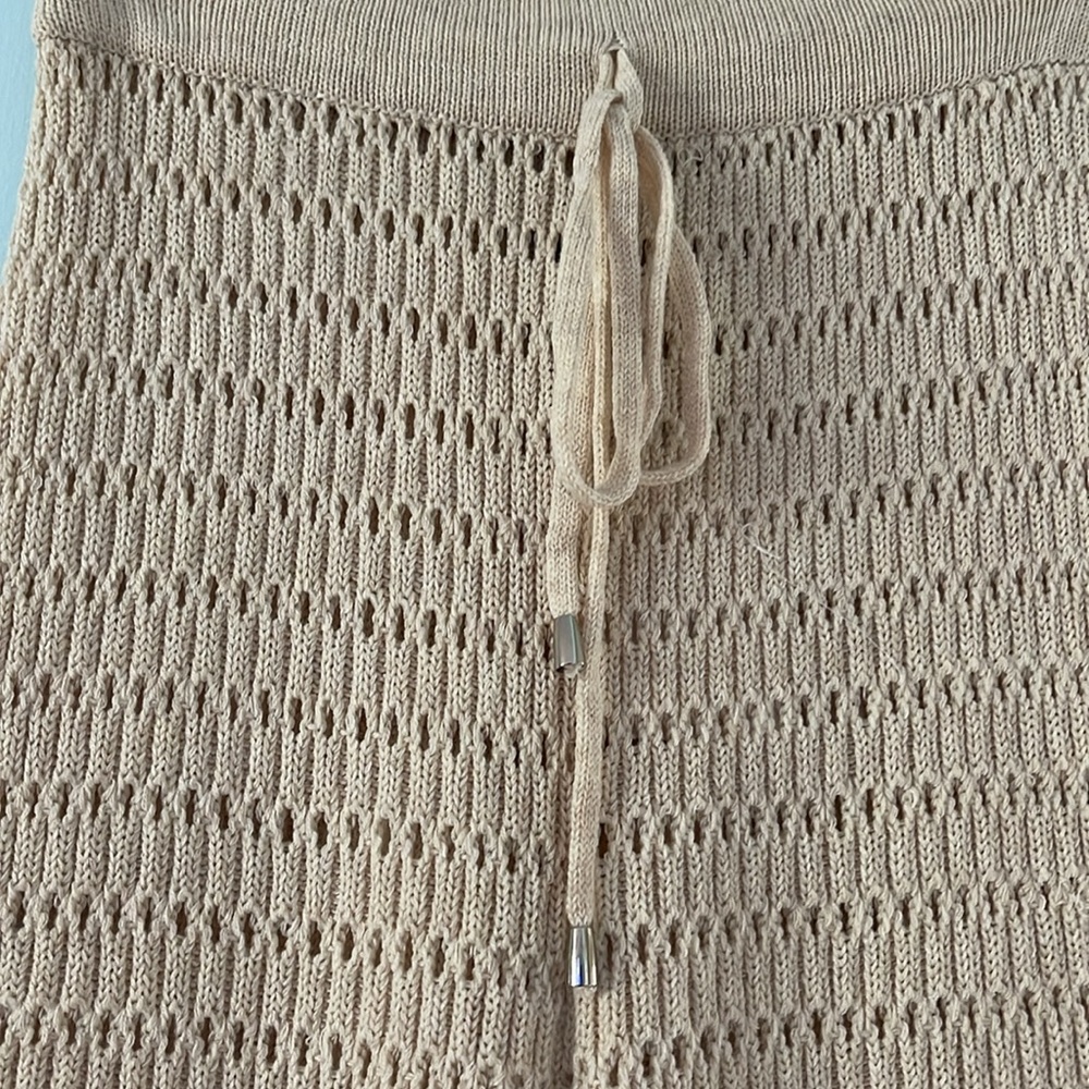 NWT Forever 21 crocheted beige beach cover-up - Picture 5 of 10